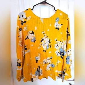 Old Navy blouse peeplum waste